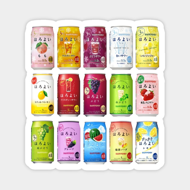 Japanese Suntory Alcohol Cans Magnet by Japan2PlanetEarth