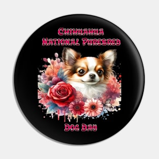 Floral Chihuahua A Petite Canine Blooms Pin