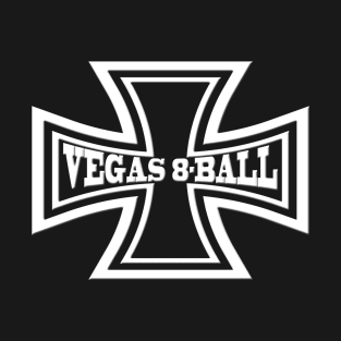 Iron Cross Vegas 8-Ball Motorcycle T-Shirt