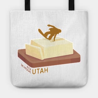 Snowboard Butter Carving | Alta Utah Tote