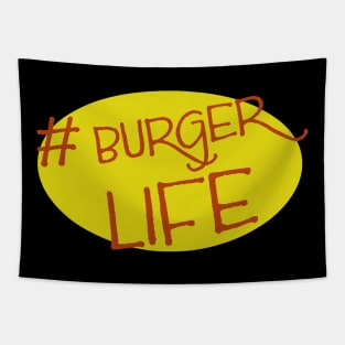 # Burger Life (Red) Tapestry