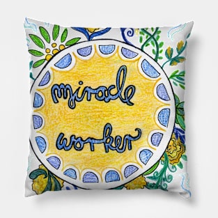 Doctor miracle worker git Pillow