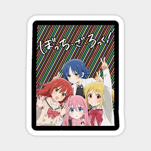 Gift Anime Music Four-Panel Magnet