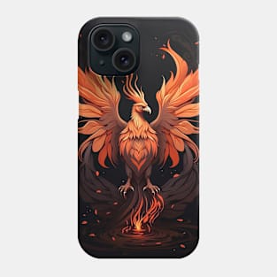 Phoenix Bird Rising From The Ashes Phone Case