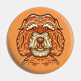 Cute Cockapoo dog Pin