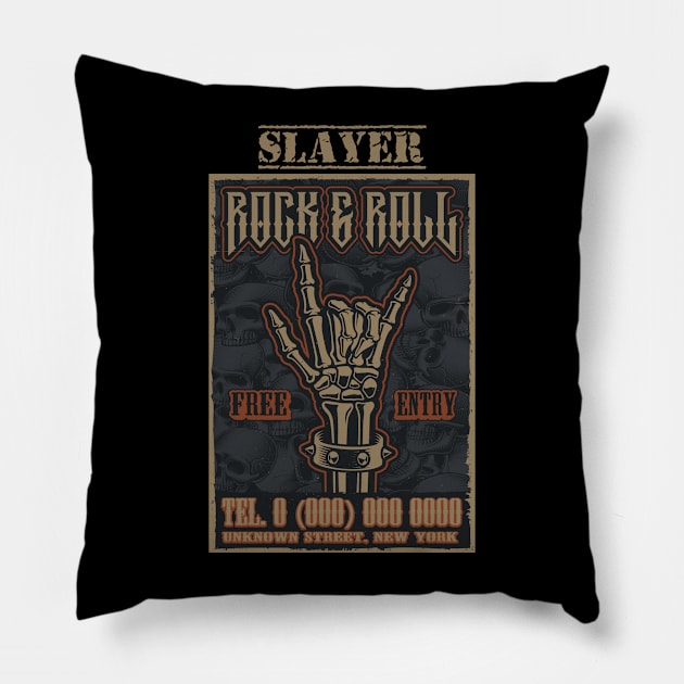 Free Entry Slayer Pillow by gagalkaya