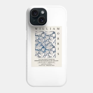 William Morris Wallflower Pattern 1890, William Morris Floral Exhibition Wall Art Design Phone Case