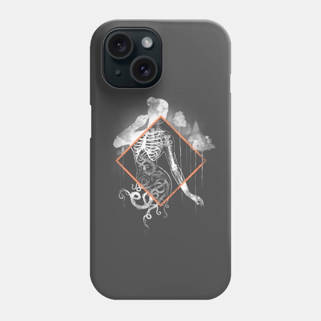 lovely alien parasite Phone Case by Kotolevskiy