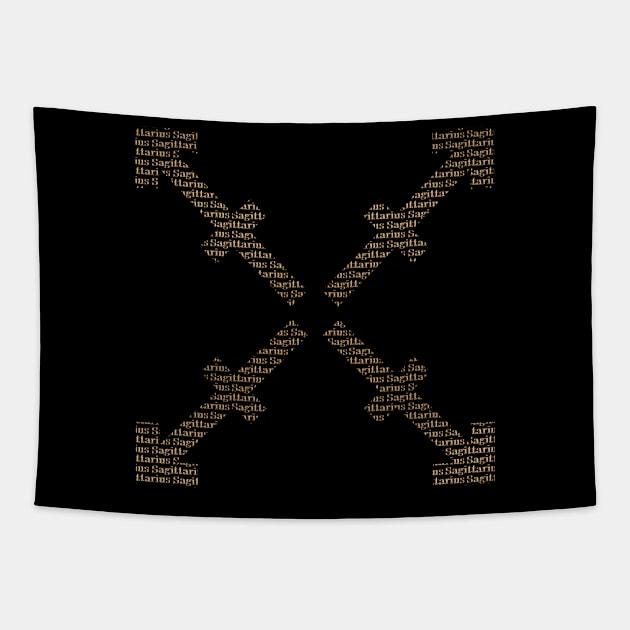 New sagittarius zodiac design Tapestry by INDONESIA68