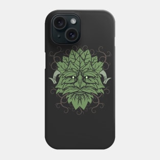 TRADITIONAL CELTIC WICCA PAGAN GREENMAN Phone Case