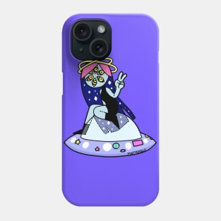 Alien Girl- Peace Sign Phone Case