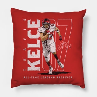 Travis Kelce Kansas City All Time Leading Receiver Pillow