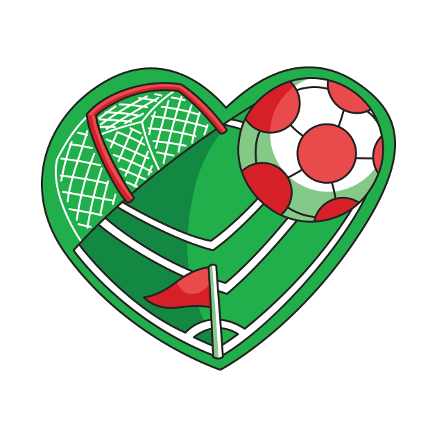 I love soccer by BananaPrints