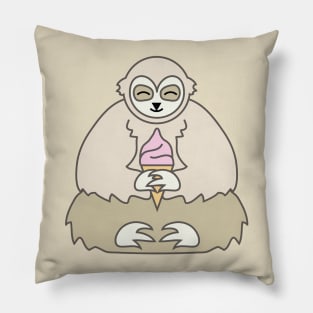 Ice Cream Sloth Pillow