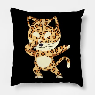 'Dabbing Cheetah Big Cat' Funny Dabbing Animal Gift Pillow