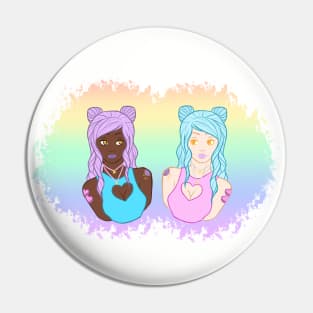 Pastel Girls Pin