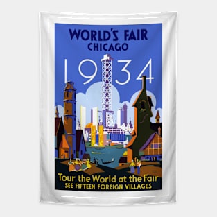 World's fair Chicago 1934 Tapestry