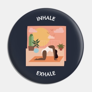 Inhale, Exhale Pin