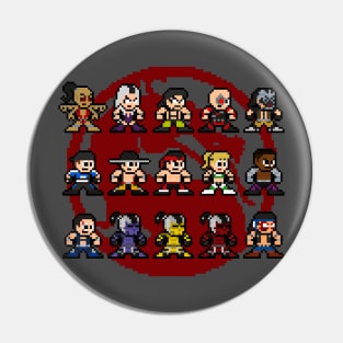 Mortal Kombat 3 8bit Pixel Art Pin