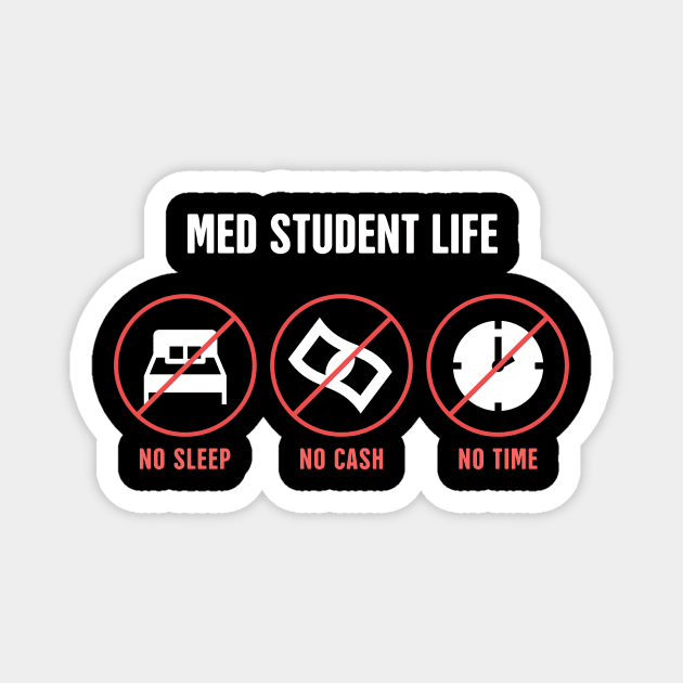 Medical Student Life | Medical School Magnet by Wizardmode