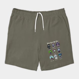 Zombie Goth Types Shorts