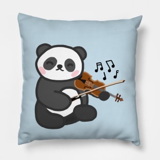 Violin Panda Pillow