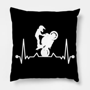 Motocross Bike Motorcycle Dirt Bike Pulse Pillow