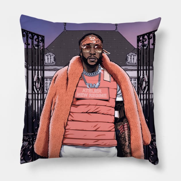 Chainz Pillow by BokkaBoom