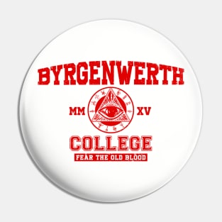 Byrgenwerth College (Red) Pin