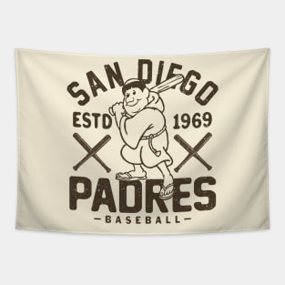 Retro San Diego Padres 1 by Buck Tee Tapestry