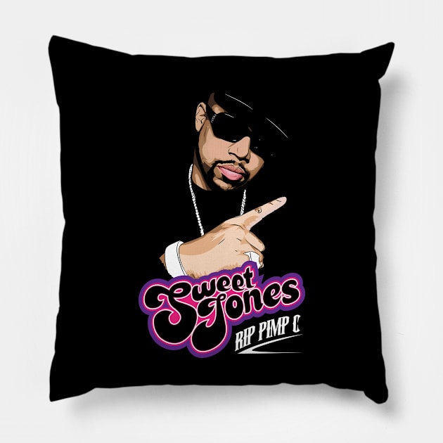Sweet Jones Pimp C RIP Underground Kings UGK Pillow by KingShit