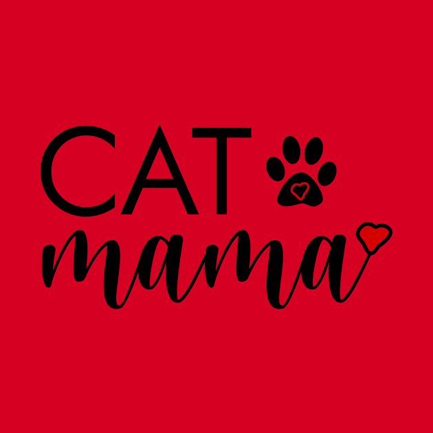 Cat Mama Funny Mother Cats Lover Birthday Gift by CatzLovezrz