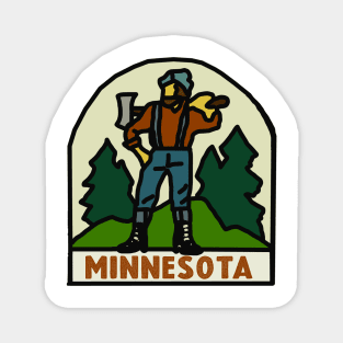 Minnesota Bunyan Decal Magnet