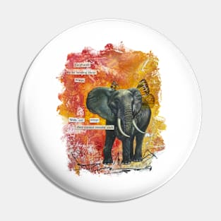 Elephants Fly Pin