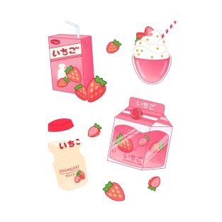 Strawberry Milk Shake T-Shirt