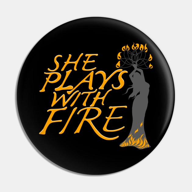 Fire Dancer Pin by Hip Scarves and Bangles