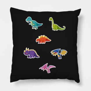 Dino sticker pack Pillow