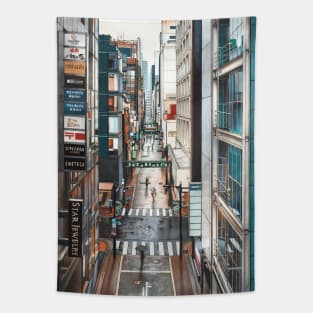 A view of Ginza, Tokyo Tapestry