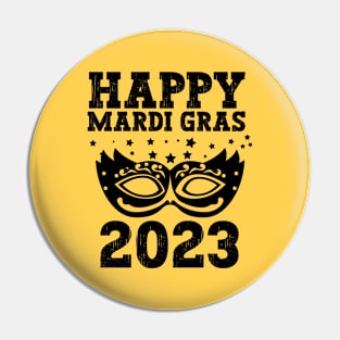 Happy Mardi Gras 2023 Pin