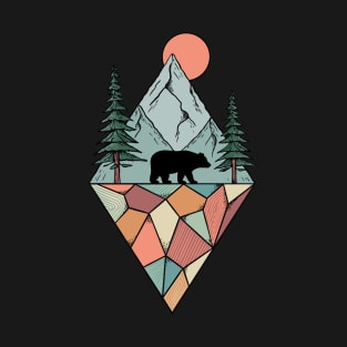 Nature polygons T-Shirt