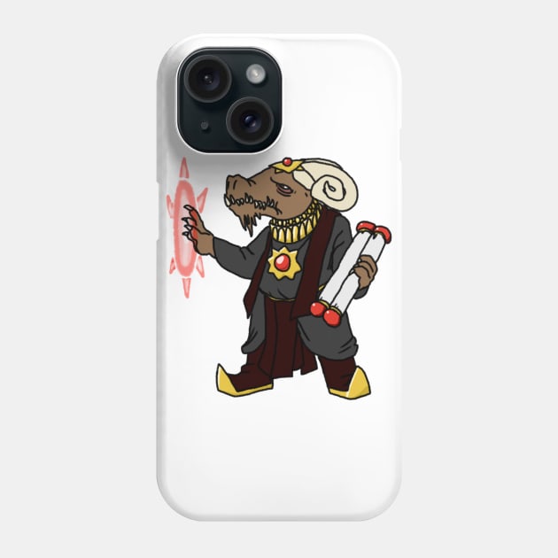 Dragonborn Cleric Phone Case by NathanBenich