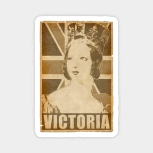 Victoria Queen Of England Uinon Jack Magnet