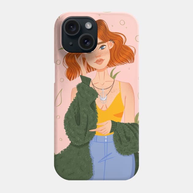 Spring girl Phone Case by Polly