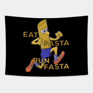 Eat Pasta Run Fasta Tapestry