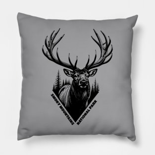 Smoky Mountains Elk Pillow