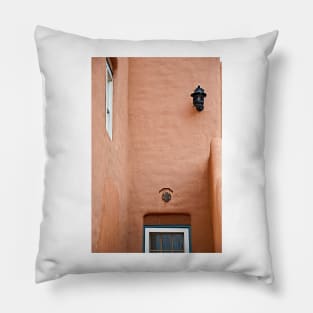 Adobe Wall Window and Lamp Pillow