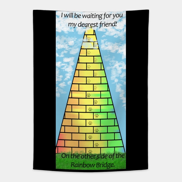 I'll be waiting Tapestry by CrescentfangCreations