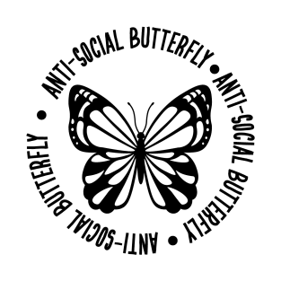 Anti social butterfly T-Shirt