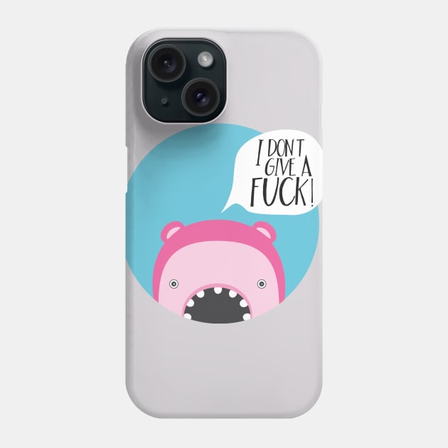I don't give a fuck! Phone Case by mjuiko