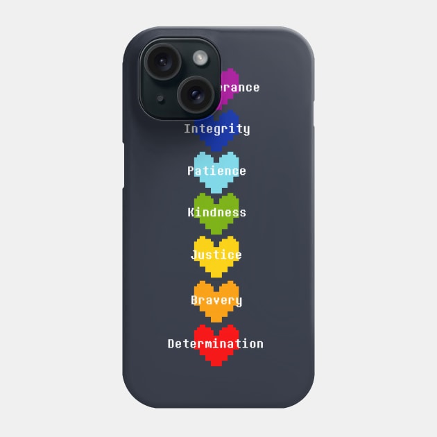 Undertale Human souls Phone Case by ArnarionArt